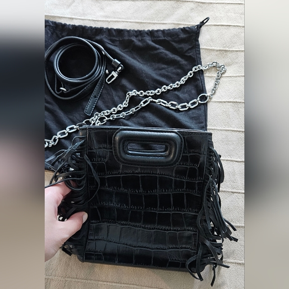 Maje Fringe Crossbody Purse - Picture 3 of 4